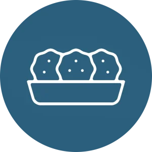 Icône de croquettes